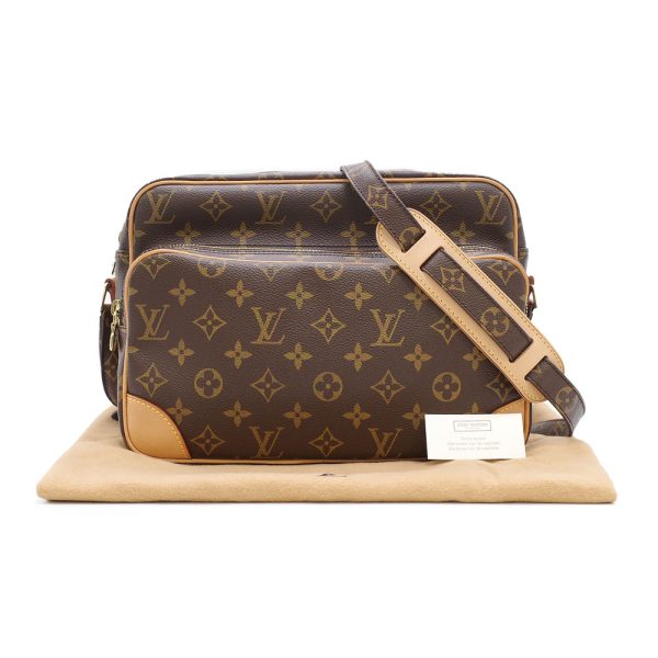 1 Louis Vuitton Nile Shoulder Bag Monogram Brown