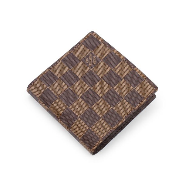 1 Louis Vuitton Portefeuille Marco Folding Wallet Damier Brown