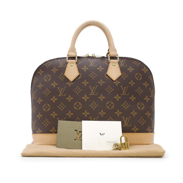 1 Louis Vuitton Alma Handbag Monogram Brown