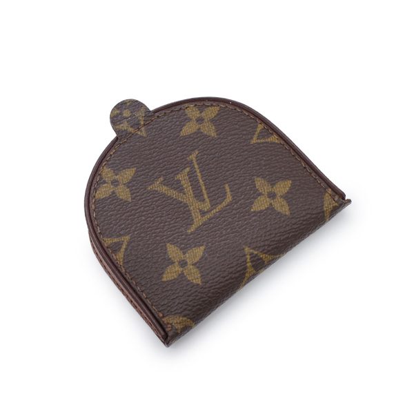 1 Louis Vuitton Porte Monet Cuvette Coin Case Coin Purse Monogram Brown