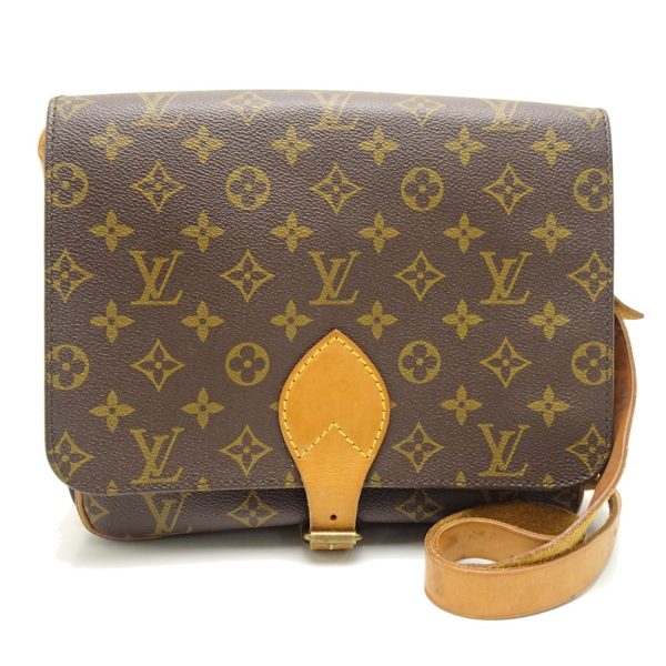 1 Louis Vuitton Monogram Cartesier Brown Diagonal Shoulder Bag