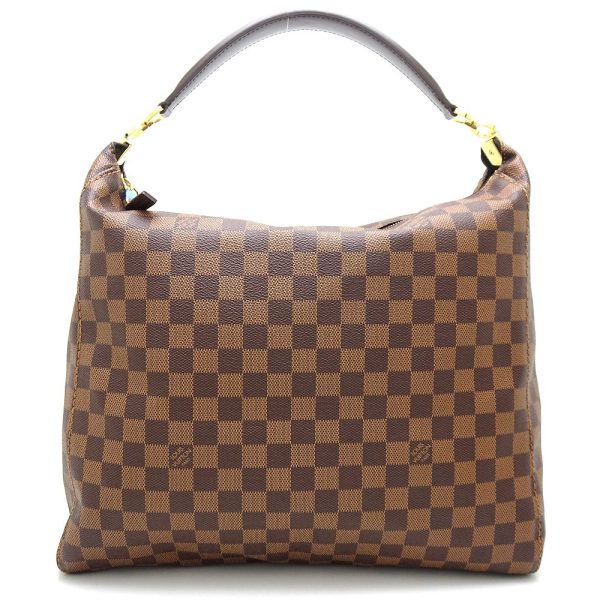 1 Louis Vuitton Damier Portobello PM Ebene Shoulder Bag Brown