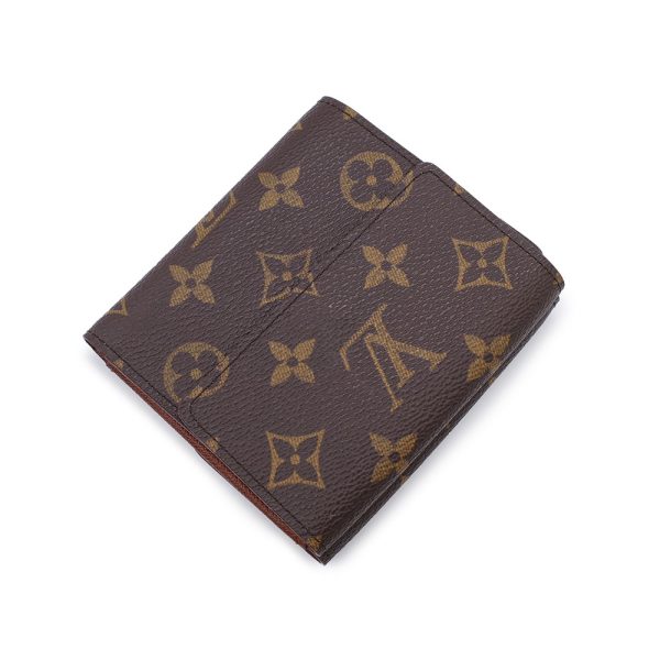 1 Louis Vuitton Portefeuille Elyse Folding Wallet Monogram Brown