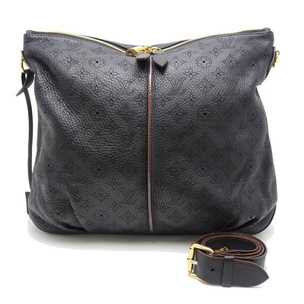 1 Louis Vuitton Mahina Selene MM Noir Shoulder Bag