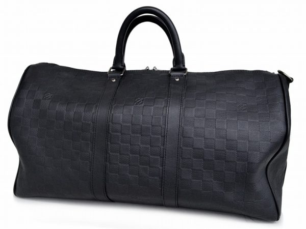 1 Louis Vuitton Keepall Bandouliere 45 Boston Bag Damier Infini