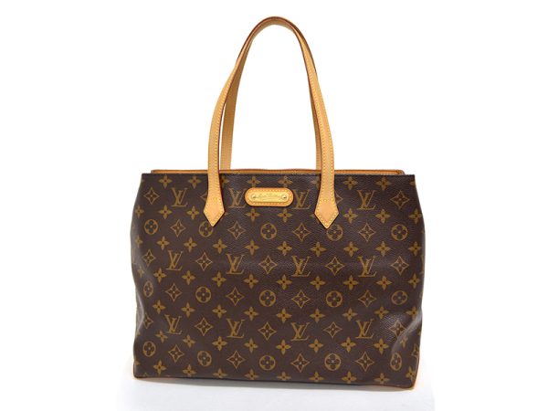 1 Louis Vuitton Wilshire MM Handbag Brown