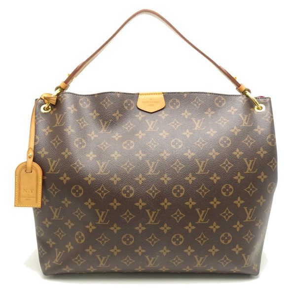 1 Louis Vuitton Monogram Graceful MM Pivoine Tote Bag