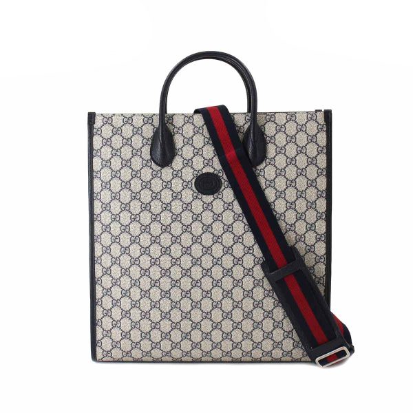 1 Gucci Interlocking GG Medium Shoulder Supreme Canvas Leather