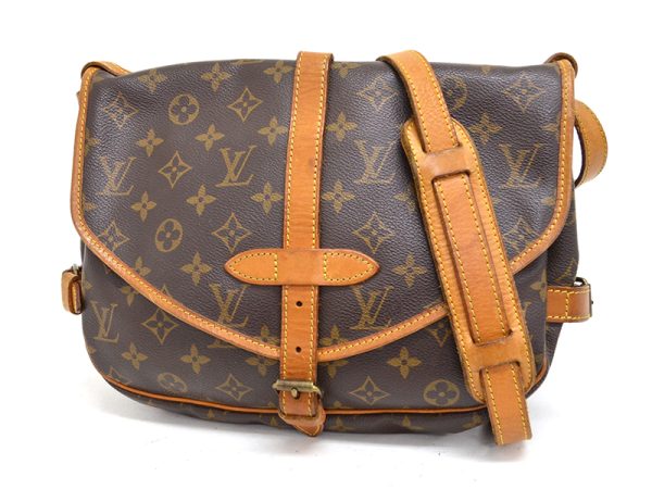 1 Louis Vuitton Saumur 30 Shoulder Bag Messenger Bag Brown