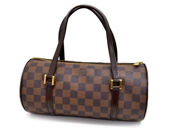 1 Louis Vuitton Papillon Bag Handbag Damier Ebene Brown