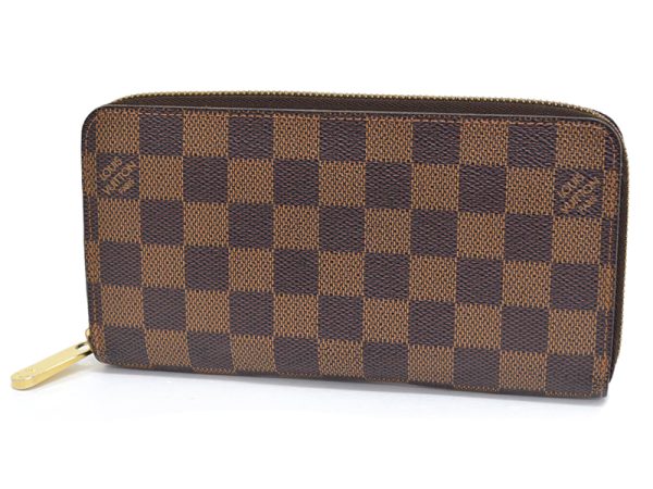 1 Louis Vuitton Zippy Wallet Long Wallet Damier Ebene