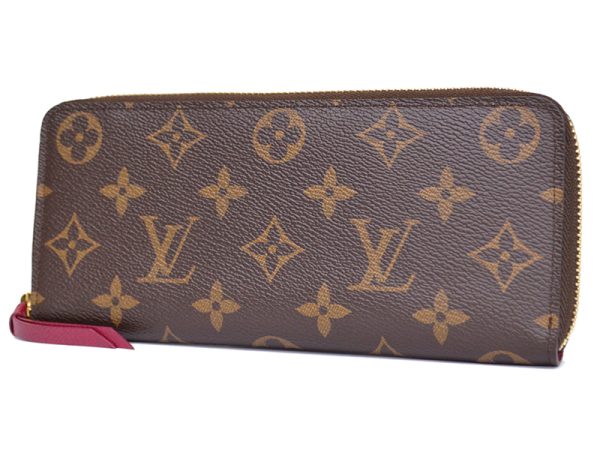 1 Louis Vuitton Portefeuille Clemence Wallet Monogram Fuchsia