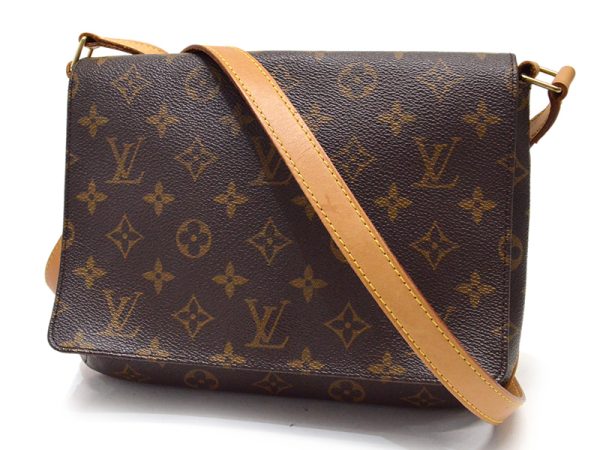 1 Louis Vuitton Musette Tango Long Shoulder Bag Monogram