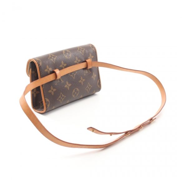 1 Louis Vuitton Pochette Monogram Body Bag Waist Bag Leather Brown