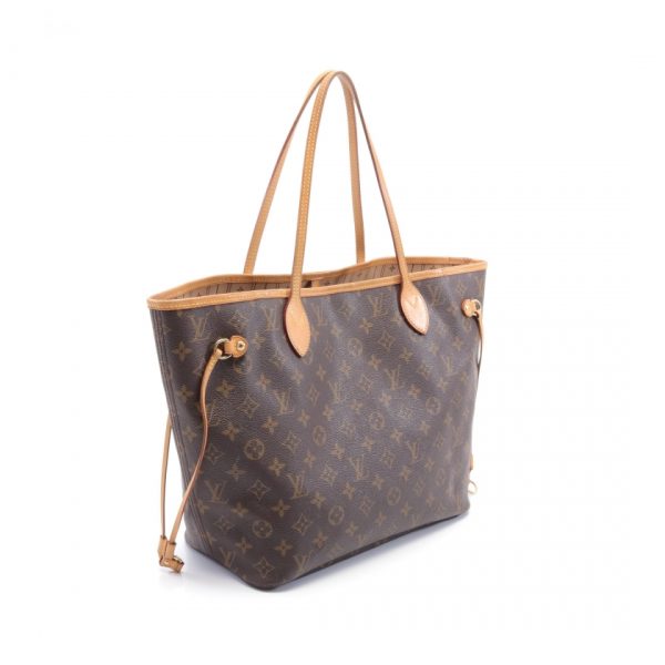 1 Louis Vuitton Neverfull MM Monogram Shoulder Bag Brown