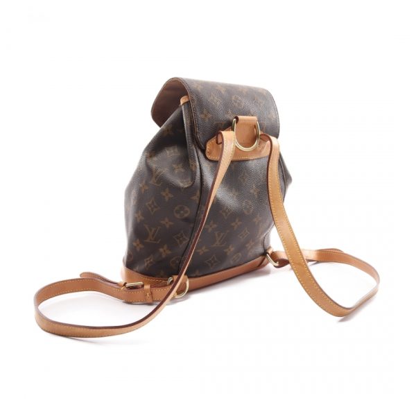 1 Louis Vuitton Montsouris MM Monogram Backpack Rucksack Brown