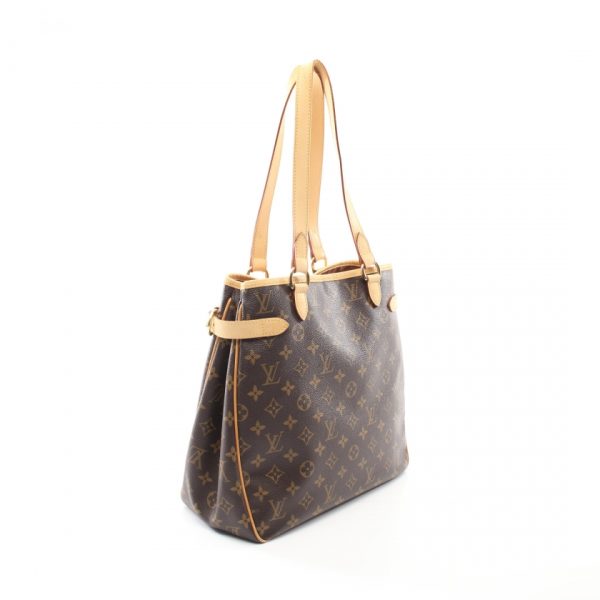 1 Louis Vuitton Batignolles Vertical Monogram Shoulder Bag Tote Bag Brown