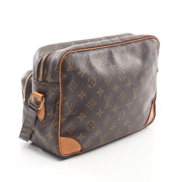 1 Louis Vuitton Monogram Shoulder Bag Leather Brown