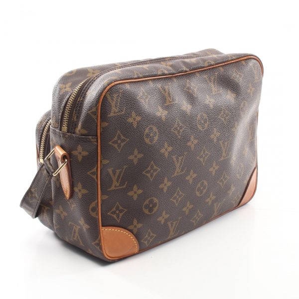 1 Louis Vuitton Monogram Shoulder Bag Leather Brown