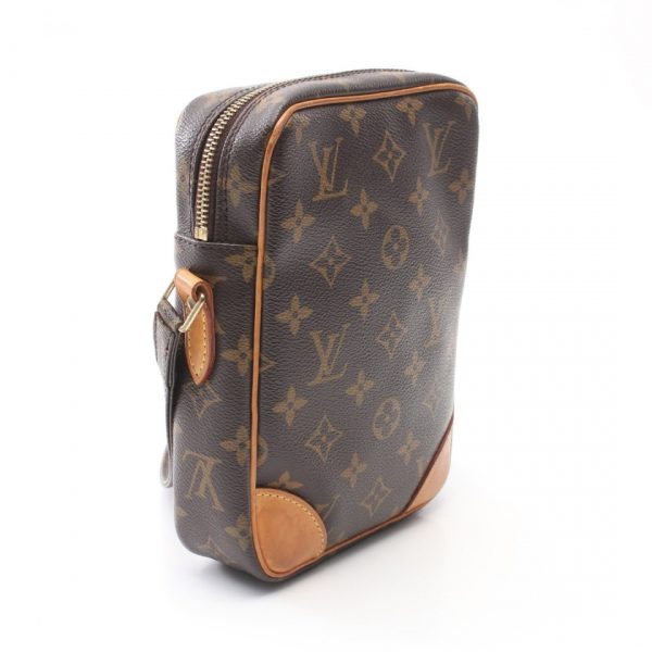 1 Louis Vuitton Danube Monogram Shoulder Bag Leather Brown