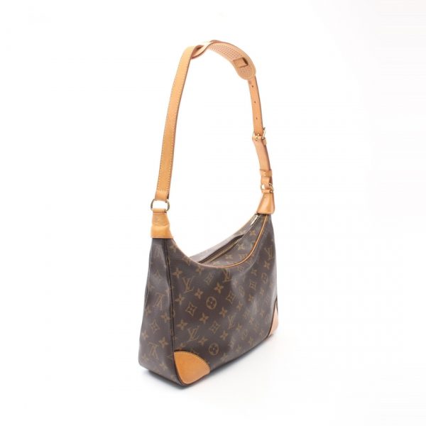 1 Louis Vuitton Boulogne PM Monogram Shoulder Bag Brown