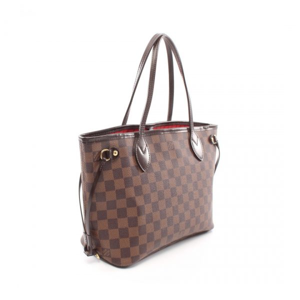 1 Louis Vuitton Neverfull PM Handbag Tote Bag Brown