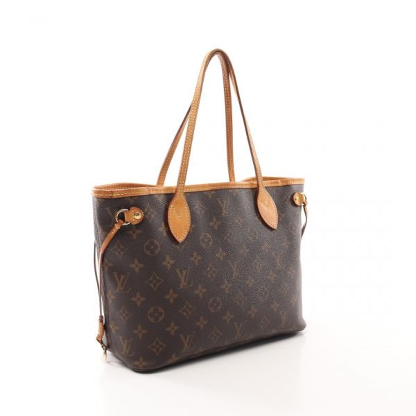 1 Louis Vuitton Neverfull PM Handbag Tote Bag Brown