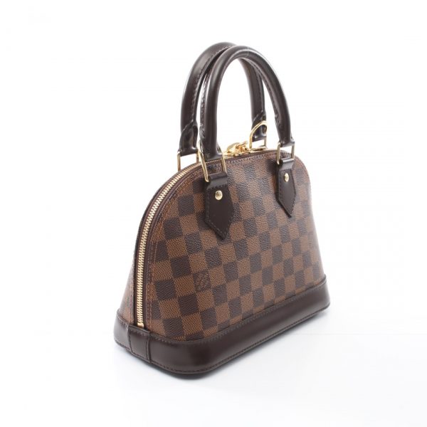 1 Louis Vuitton Alma BB Damier Ebene Handbag Brown