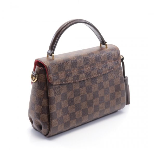 1 Louis Vuitton Croisette Damier Ebene Handbag Brown