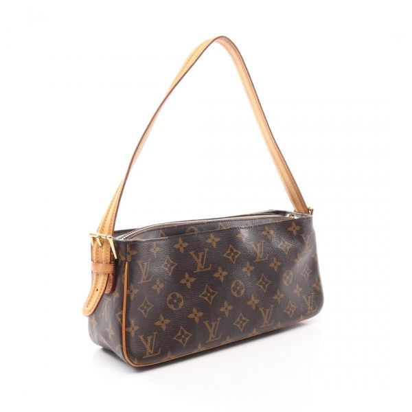 1 Louis Vuitton Vibasite MM Monogram Shoulder Bag Brown