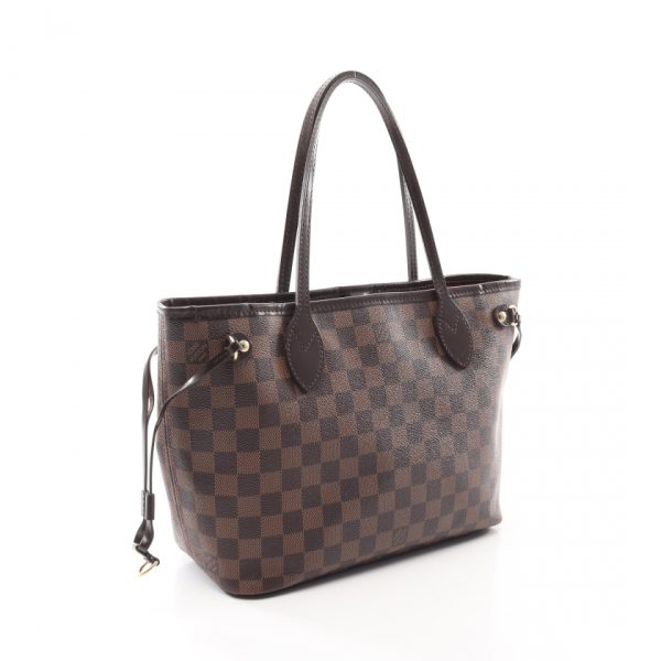 1 Louis Vuitton Neverfull PM Damier Ebene Handbag Brown