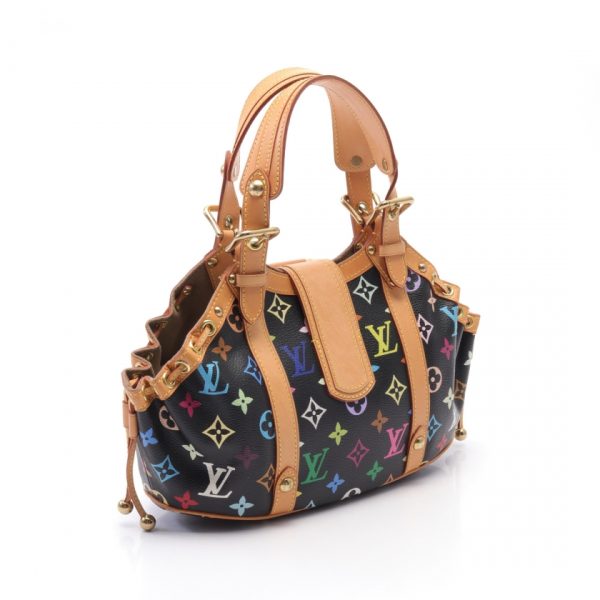 1 Louis Vuitton Theda GM Monogram Noir Multicolor Black