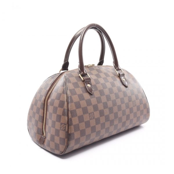 1 Louis Vuitton Rivera MM Damier Ebene Handbag Brown