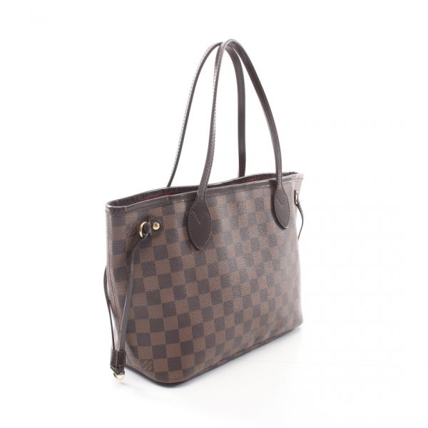 1 Louis Vuitton Neverfull PM Damier Ebene Handbag Brown