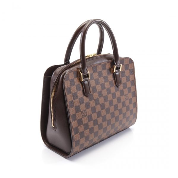 1 Louis Vuitton Triana Damier Ebene Handbag Brown