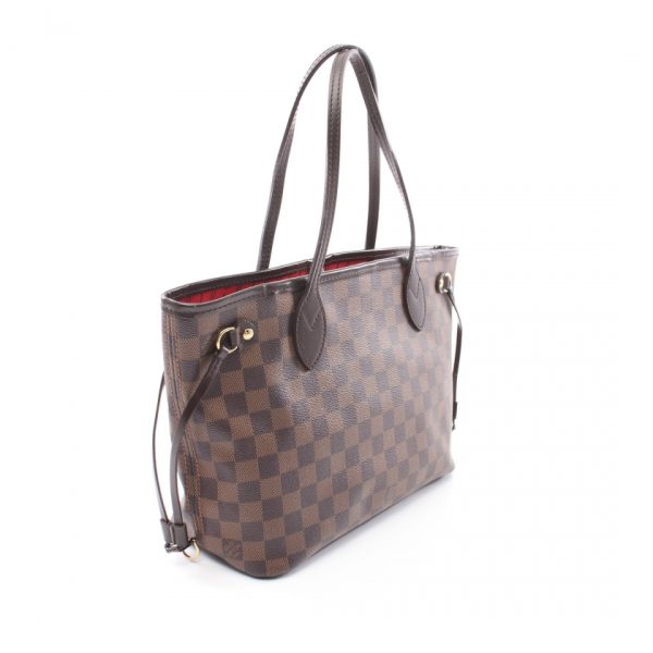 1 Louis Vuitton Neverfull PM Damier Ebene Handbag Brown