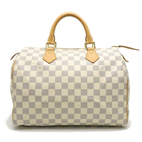 1 Louis Vuitton Damier Azur Speedy 30 Boston Bag