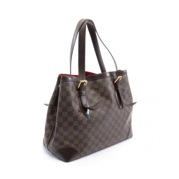 1 Louis Vuitton Hampstead MM Damier Ebene Shoulder Bag Brown