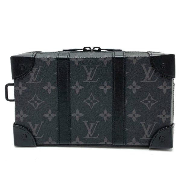 1 Louis Vuitton Monogram Eclipse Soft Trunk Wallet Bag Pochette Black