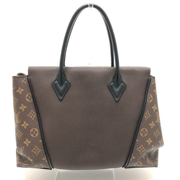 1 Louis Vuitton W Tote PM Shoulder Bag Chocolate Brown