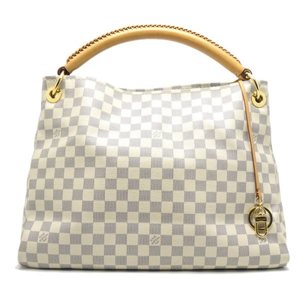 1 Louis Vuitton Damier Azur Artsy MM Shoulder ToteBag