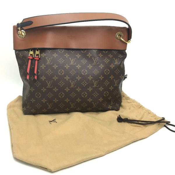 1 Louis Vuitton Monogram Tuileries Hobo Bag Brown