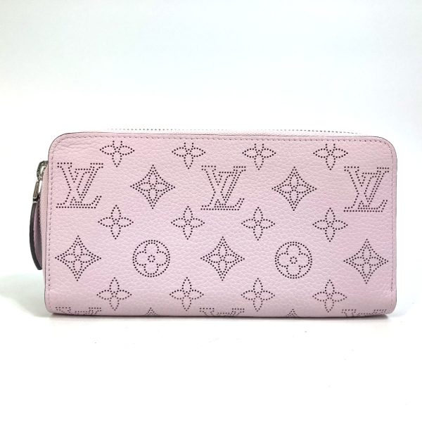 1 Louis Vuitton Monogram Mahina Zippy Wallet Purple