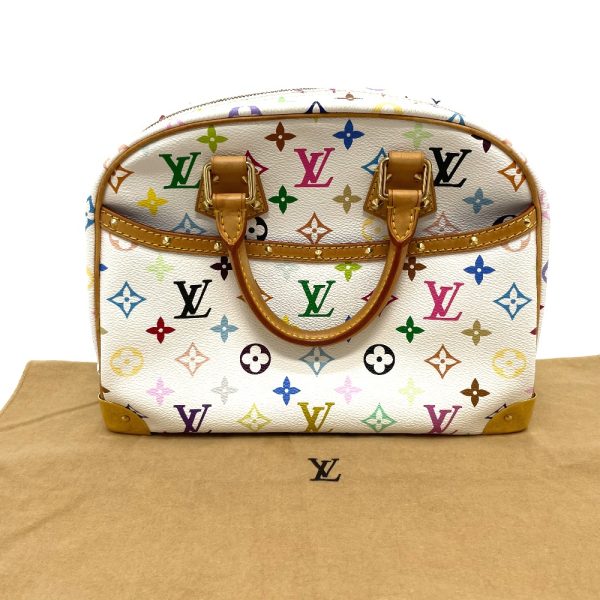 1 Louis Vuitton Trouville Mini Shoulder Bag Multicolor White