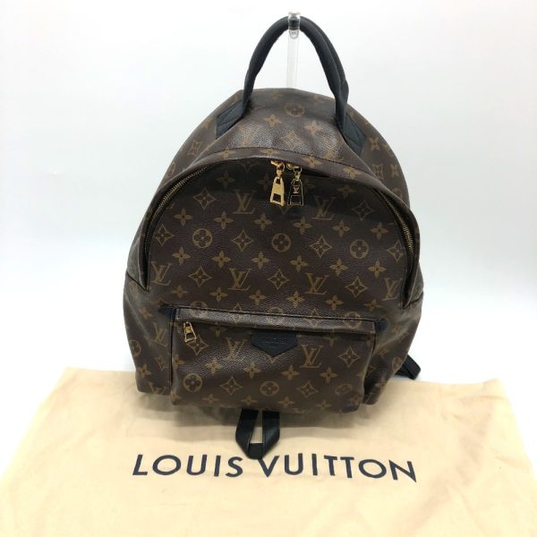 1 Louis Vuitton Monogram Palm Springs Backpack MM Rucksack Brown