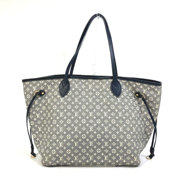 1 Louis Vuitton Neverfull MM Shoulder Bag Navy