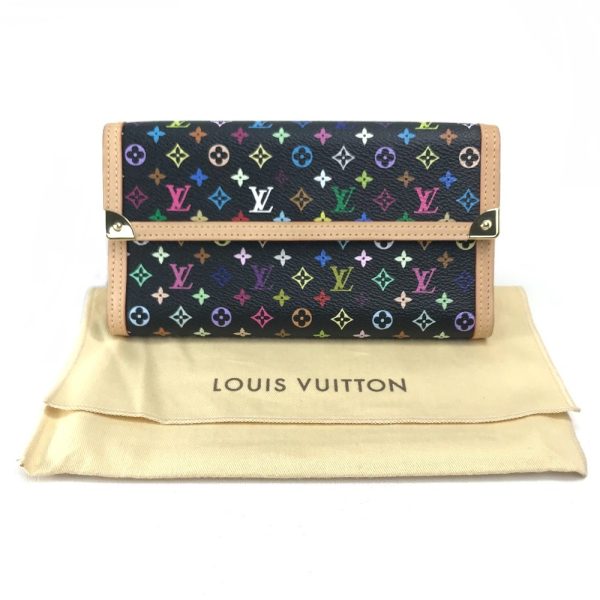 1 Louis Vuitton Monogram Multicolor Portefeuille Long Wallet