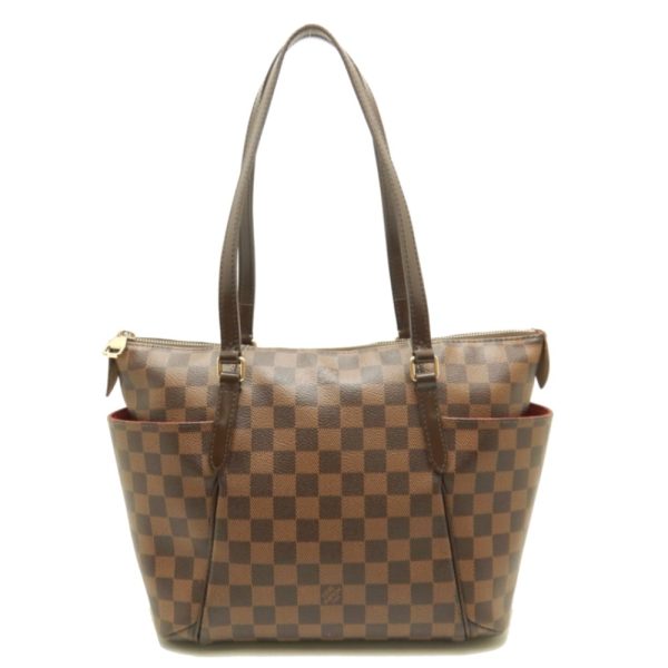 1 Louis Vuitton Damier Totally PM Ebene Shoulder Bag Brown