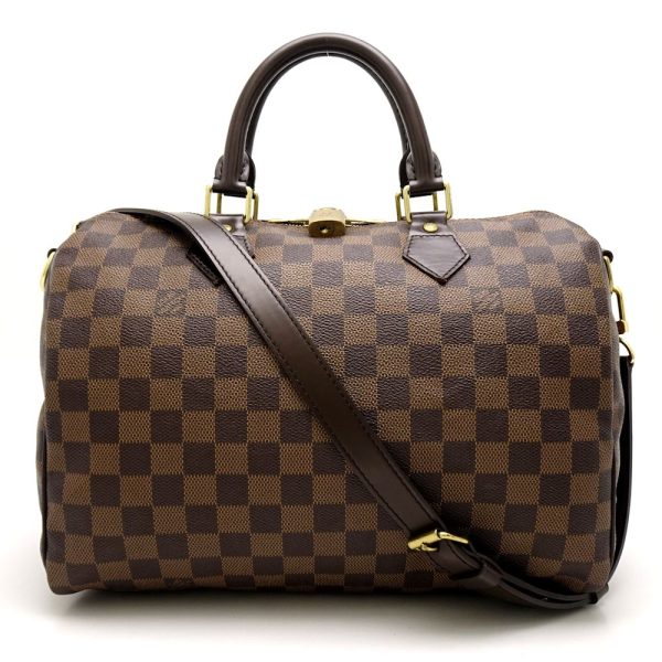 1 Louis Vuitton Damier Speedy Bandouliere 30 Ebene Boston Bag