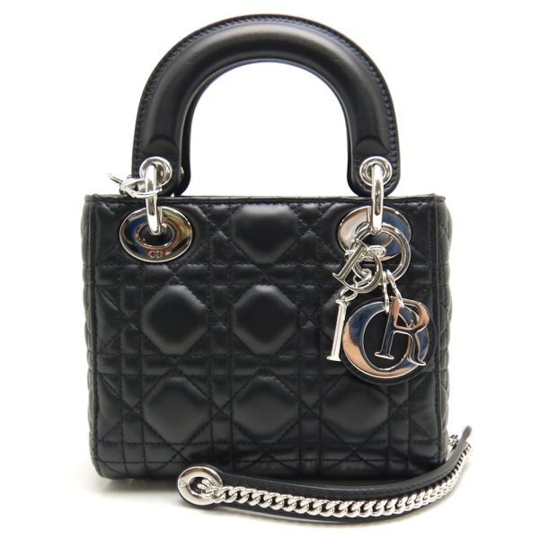 1 Christian Dior Lady Dior Cannage Black Handbag